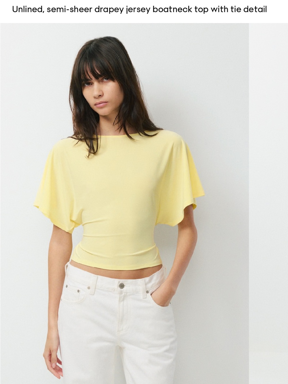 NWT smooth matter ginger top in lemonade